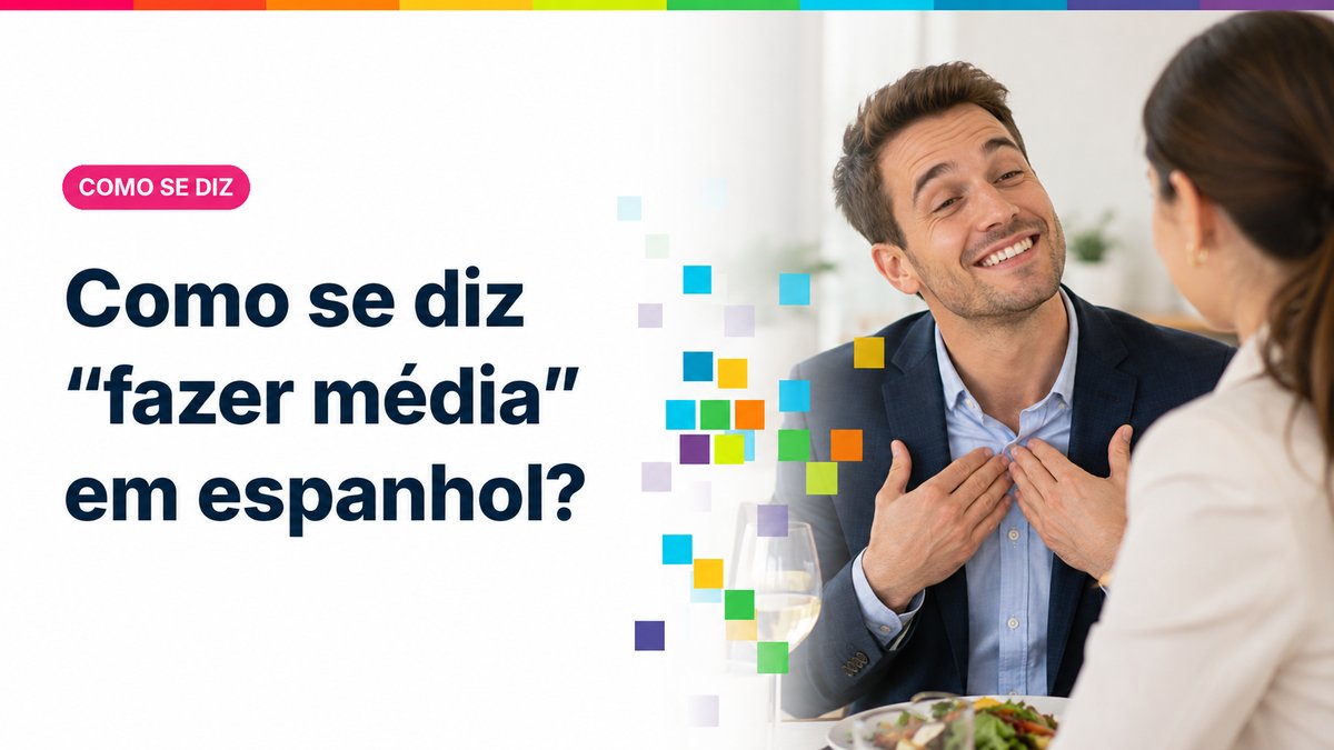 Como se diz "fazer média" em espanhol?